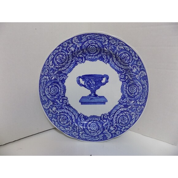 Vintage The Spode Blue Room Collection England "Warwick Vase" Dinner Plate - Picture 1 of 3